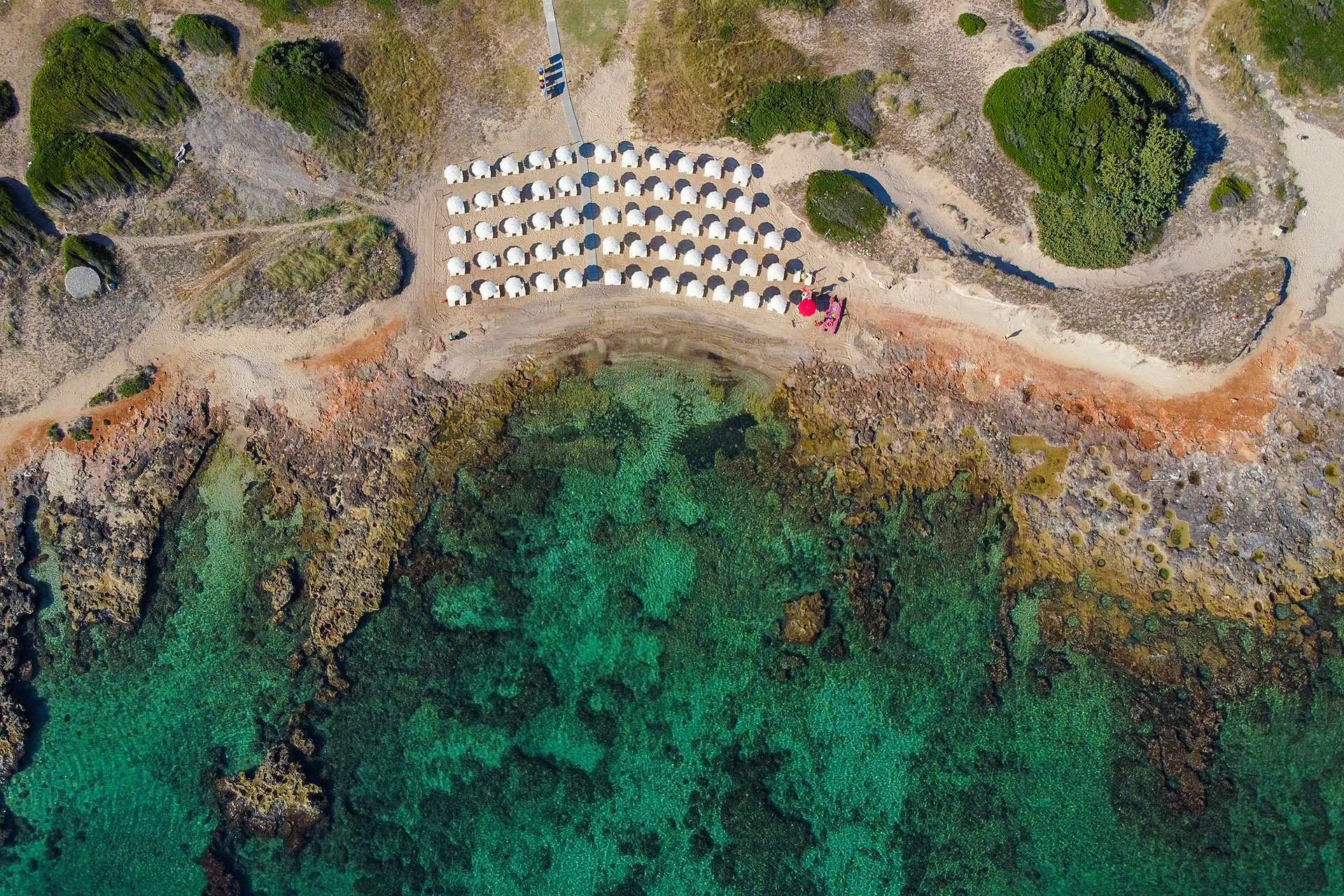 Torre Guaceto Resort drone costa